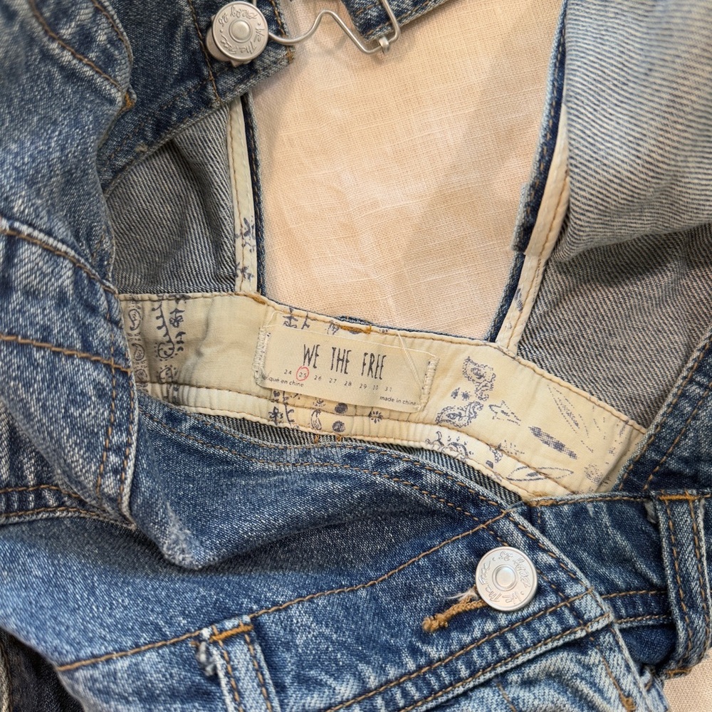 We The Free Blue Denim Overalls - Picture 5 of 5